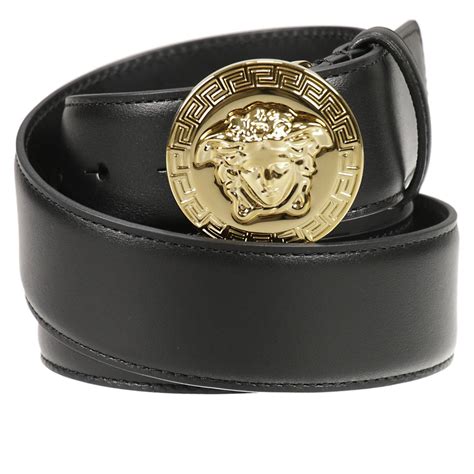 black mens versace belt|farfetch Versace belt for men.